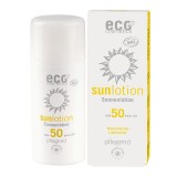 Lotiune fluida de protectie solara FPS 50 cu goji si rodie, 100ml - Eco Cosmetics