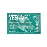 Lubrifiant organic pe baza de apa, plic 7 ml - YES