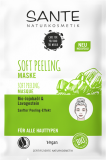 Masca peeling bland cu pudra de roca vulcanica, 2x4ml - Sante Naturkosmetik