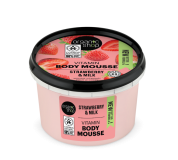 Mousse delicios pentru corp Strawberry Milk, 250ml - Organic Shop