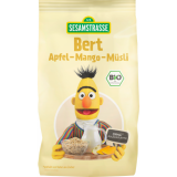 Musli bio pentru copii cu mere si mango Bert, 200g  - SesameStreet