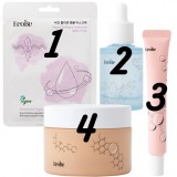 EcoBe Collagen Lift Ritual–Pachet rutina coreeană fermitate elastică anti-aging pentru ten matur, lipsit de fermitate (4 produse)