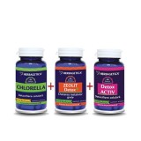 Pachet Detox Total (Chlorella, Zeolit, Detox Activ) - HERBAGETICA