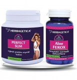Pachet Perfect Slim 210g + Aloe Ferox 30 Cps - HERBAGETICA