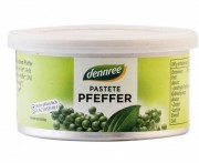 Pate vegetal bio cu piper verde, 125g - Dennree