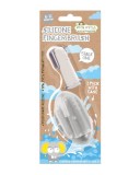 Periuta de dinti din silicon Degetar pentru 6-12 luni, 2 buc - Jack n Jill