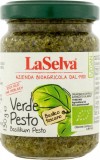 Pesto verde BIO din busuioc, fara usturoi, 130g - LaSelva