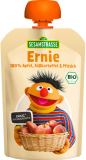 Piure bio pentru copii din mere, cartofi dulci si piersici Ernie, 100g - SesameStreet