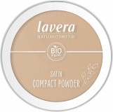 Pudra compacta bio Satin Powder, Tanned 03 - LAVERA