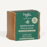 Sapun traditional de Alep cu 12% ulei de dafin, 180g - NAJEL