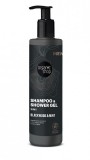 Sampon si gel de dus pentru barbati Blackwood Mint, 280ml - Organic Shop MEN