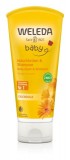 Sampon si gel dus cremos cu galbenele, 200 ml - Weleda Baby