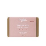 Sapun de Alep cu lapte de capra, piele acneica, sensibila sau uscata, 100g - NAJEL