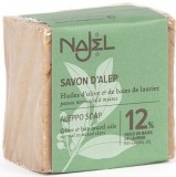 Sapun traditional de Alep cu 12% ulei de dafin, 200g - NAJEL