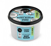 Scrub de corp delicios cu zahar si unt de cocos, 250ml - Organic Shop