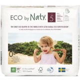 Scutece chilotel ecologice marimea 5 (12-18 kg), 20 buc - Naty