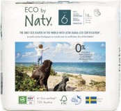 Scutece chilotel ecologice marimea 6 (16+ kg), 18 buc - Naty