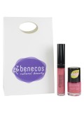 DELISTAT Set Cadou Flamingo (lac de unghii, gloss de buze) - Benecos