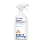 Solutie ecologica pentru curatat fructe si legume, 800 ml - ATTITUDE