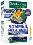 Sommeil 8H supliment natural pentru insomnie, 20 fiole - SANTAROME