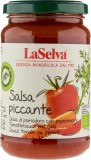 Sos bio pentru paste cu rosii si ardei iute Salsa Piccante, 340g - LaSelva