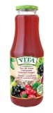 Suc natural de mere-merisoare-coacaze, fara zahar, 1L - Vita Premium