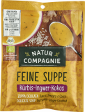Supa crema bio cu dovleac, cocos si ghimbir, plic 40g (2 portii) - Natur Compagnie