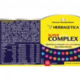 Super Complex vitamine si minerale naturale intense, 30 capsule - HERBAGETICA