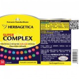 Super Complex vitamine si minerale naturale intense, 30 capsule - HERBAGETICA