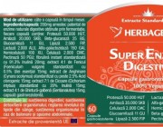Super Enzime Digestive, 60 capsule - HERBAGETICA