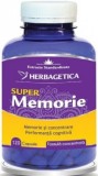 Super Memorie, supliment natural memorie si concentrare, 120 capsule - HERBAGETICA