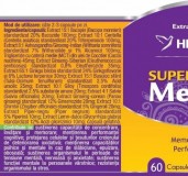 Super Memorie, supliment natural memorie si concentrare, 60 capsule - HERBAGETICA