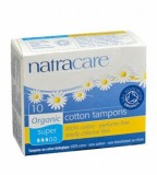 Tampoane SUPER fara aplicator 10 buc - Natracare