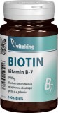 Vitamina B7 (Biotina) 900mcg, 100 comprimate - Vitaking