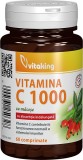 Vitamina C 1000mg cu absorbtie indelungata, 60 comprimate - Vitaking