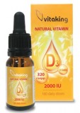 Vitamina D3 naturala 2000UI, picaturi 10ml - Vitaking