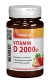 Vitamina D 2000 UI, 90 comprimate masticabile - Vitaking