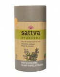 Vopsea Henna Blond Cenusiu Inchis Sattva Ayurveda, Certificata Naturala, Curly Girl Approved, 150g