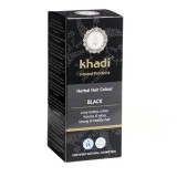 Vopsea de par naturala Negru - Khadi