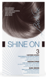 Vopsea de par tratament Shine On, Dark Brown 3 - Bionike