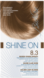 Vopsea de par tratament Shine On, Golden Light Blonde 8.3 - Bionike