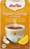 Yogi Tea Ginger Orange, ceai aurvedic bio cu ghimbir, portocale si vanilie