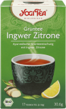 Yogi Tea Green Tea Ginger Lemon, ceai ayurvedic BIO cu ceai verde, ghimbir si lamaie