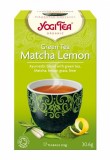 Yogi Tea Green Tea Matcha Lemon, ceai ayurvedic BIO cu ceai verde, matcha, lemongrass si lamaie