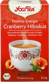 Yogi Tea Positive Energy ceai ayurvedic bio cu mate, merisor, hibiscus si ceai negru