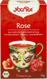 Yogi Tea Rose, ceai aurvedic bio cu trandafiri, hibiscus si lavanda