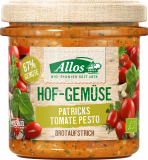Zacusca bio cu pesto de tomate, 135g - Allos