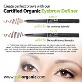 Creion organic pentru definirea sprancenelor, Coco (deschis) - ZUII Organic