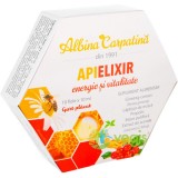 Apielixir Vitalitate cu miere, ginseng, propolis, laptisor de matca, 10 fiole x 10ml -  Albina Carpatina