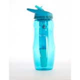DELISTAT Sticla de apa cu filtru de carbon si gel de racire non toxic, 946 ml BLEU - Irisana